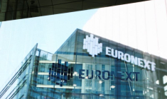Bourse Euronext dans le quartier d'affaires de La Défense à Paris